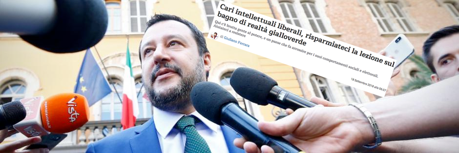 Caro Ferrara non sono d’accordo, sbagliato chiamare Salvini il Truce