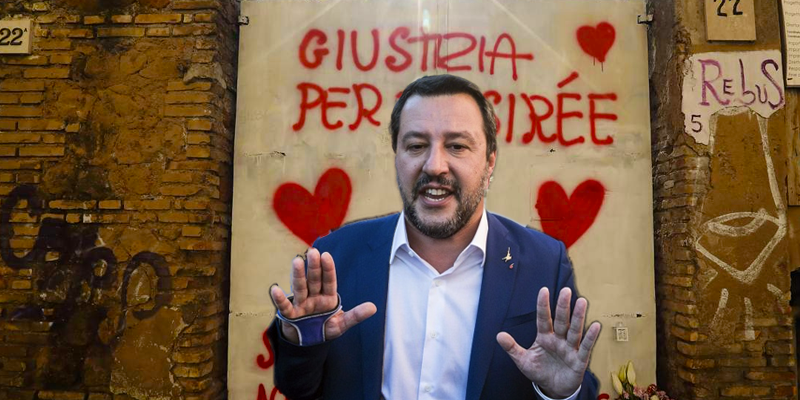 La propaganda di Matteo Salvini