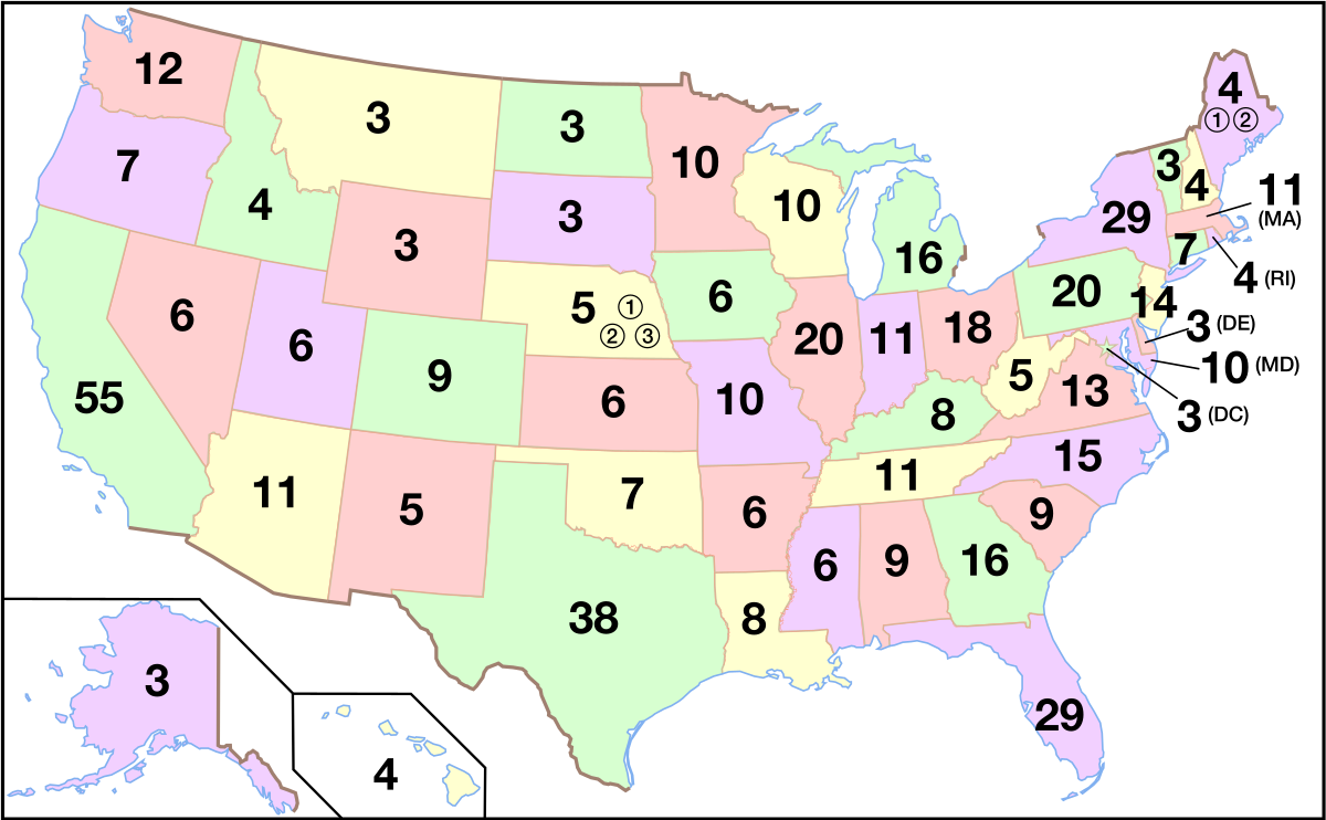 Lo scenario degli Stati americani in vista delle elezioni