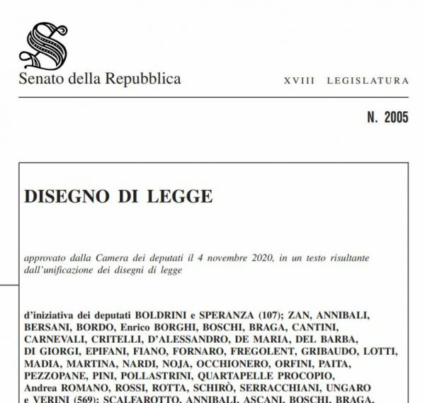 Ddl Zan, la libertà di esser sé stessi si può definire per legge?