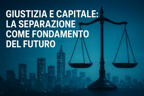 Giustizia e capitale:la separazione come fondamento del futuro